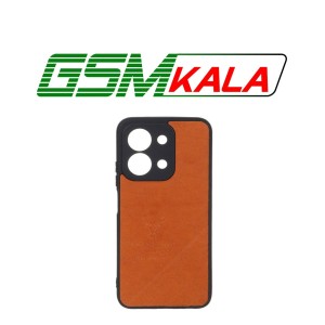 قاب طرح چرم گوزنی Xiaomi Redmi 15C / Poco C85 - عسلی