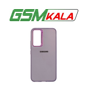 قاب So Cool لنز متال لوگودار Samsung Galaxy A54 - بنفش