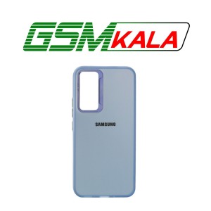 قاب So Cool لنز متال لوگودار Samsung Galaxy A54 - آبی