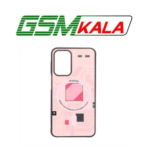 قاب تکنولوژی مات طرح مگ سیف Samsung Galaxy A23 - صورتی