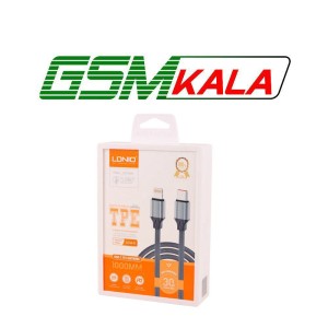 کابل تایپ سی به لایتنینگ فست شارژ 30 وات الدینیو LC441i طول 1 متر