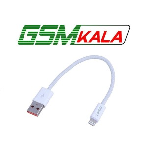 کابل کوتاه لایتنینگ فست شارژ 25 وات الدینیو LS901 طول 20 سانتی متر