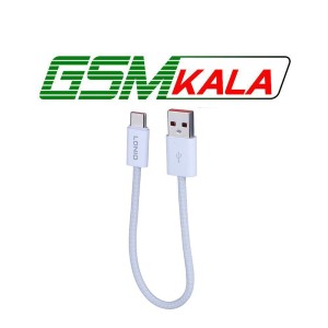 کابل کوتاه تایپ سی فست شارژ 25 وات الدینیو LS901 طول 20 سانتی متر