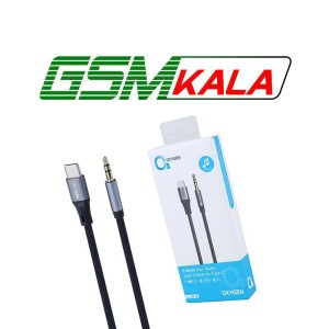 کابل تبدیل Type-C به AUX اکسیژن AUX-06 طول 1 متر