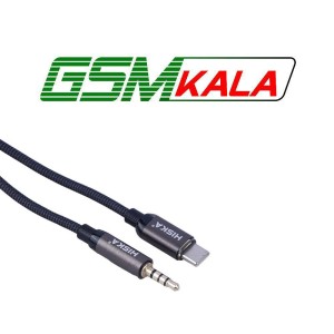 کابل تبدیل Type-C به AUX هیسکا W50 طول 1 متر