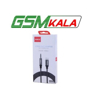 کابل تبدیل Type-C به AUX هیسکا W50 طول 1 متر