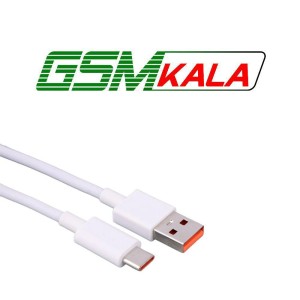 کابل تایپ سی فست شارژ 67 وات طول 1 متر