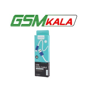 کابل تایپ سی فست شارژ 5 آمپر شوش SH-66C طول 1.1 متر