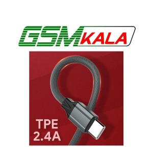 کابل تایپ سی فست شارژ 2.4 آمپر الدینیو LS441 طول 1 متر