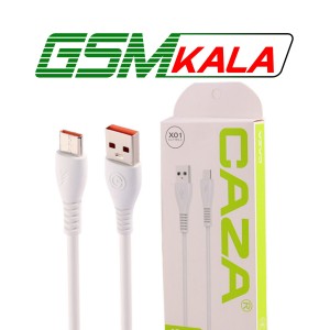 کابل شارژ تایپ سی فست شارژ Caza X01 120W 0.8m