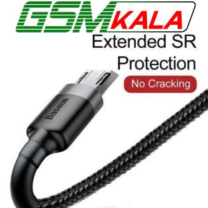 کابل میکرو یو اس بی Baseus Cafule CAMKLF-B 2.4A 1m