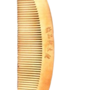 شانه چوبی دندانه درشت بدون دسته