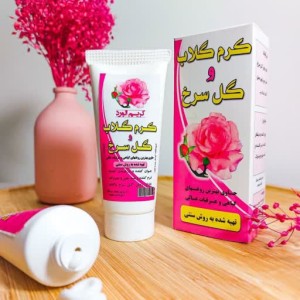 کرم گلاب و گل سرخ سفت کننده درخشان کننده