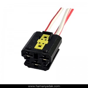 سوکت مادگی موتور فن پژو 206 برند +BBZ