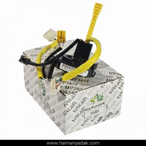 نوار چرخشی (رابط چرخشی) دکمه روی ایربگ پژو پارس مدل ایمن برند هیرکان