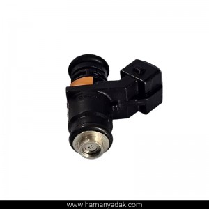 سوزن انژکتور زیمنس پایه کوتاه پژو 405 و پارس و سمند EF7 کمر نارنجی 6 سوراخ برند هیرکان و LKK