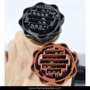 دسته سیم موتور زیمنس بدون ایمو یگانه پژو 405 و پارس و سمند (کد 8021247) برند دناکو