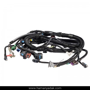 دسته سیم موتور پژو 206 تیپ 5 بوش ECU 7.4.5 (کد 9661323780) برند دناکو