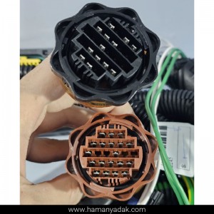 دسته سیم موتور دوگانه زیمنس بایفیول پژو 405 و پارس و سمند (کد YG20242245) برند دناکو
