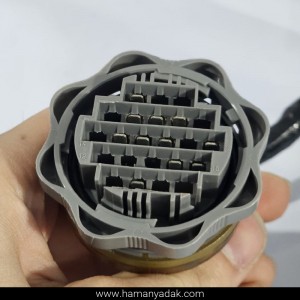 دسته سیم چراغ های جلو و فن پژو 405 و پارس (کد YG20240748) برند دناکو
