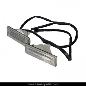 چراغ نمره پلاک پراید با دسته سیم