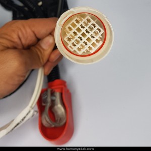 دسته سیم کابل باطری دینام پراید کاربراتور (کد KK15667070) برند دناکو