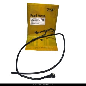 شیلنگ بخار بنزین سوکت دار بالای گلویی باک پژو 405 (یورو 4) برند تپش صنعت (کد 24940504)