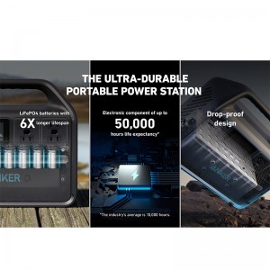مشخصات پاوراستیشن 500W وات قابل حمل انکر مدل Anker 535 A1751211 Portable Power Station - همه چی بازار