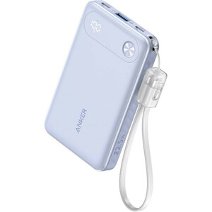 پاوربانک انکر مدل A1257 ظرفیت 10000 میلی آمپر ساعت به همراه کابل USB-C