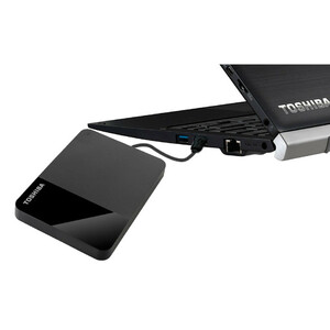 هارد اکسترنال توشیبا مدل Canvio Ready ظرفیت یک ترابایت دارای رابط USB Type-A 3.2