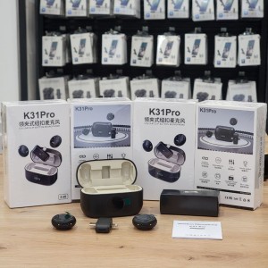 ست میکروفن بی سیم یقه ای مدل K31 PRO