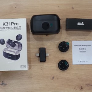 ست میکروفن بی سیم یقه ای مدل K31 PRO