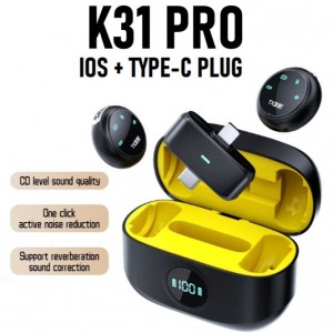ست میکروفن بی سیم یقه ای مدل K31 PRO