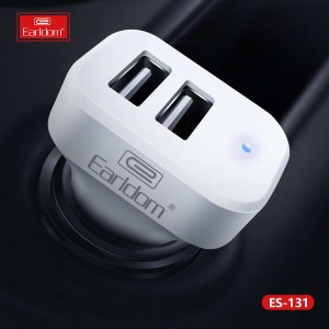 شارژر فندکی دو پورت ارلدام مدل ES-131