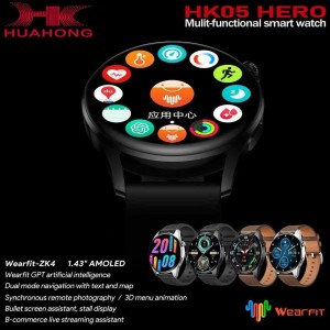 ساعت هوشمند مدل HK05 HERO