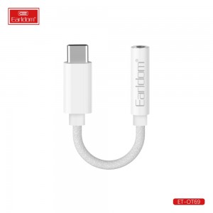 مبدل تایپ سی ( USB-C ) به جک 3.5 میلی متری ارلدام مدل ET-OT69