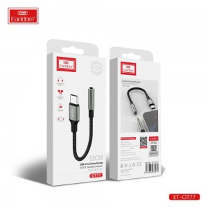 مبدل تایپ سی ( USB-C ) به جک 3.5 میلی متری ارلدام مدل ET-OT77
