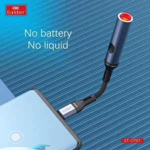 فندک الکترونیکی ارلدام مدل OT67 با درگاه USB-C