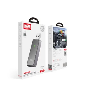 کارپلی (CarPlay) وایرلس خودرو ارلدام مدل ET-CP02 به همراه تبدیل USB به USB-C