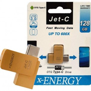 فلش مموری ایکس-انرژی مدل JET-C ظرفیت 128 گیگابایت