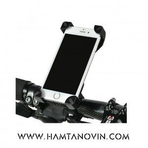 پایه نگهدارنده موبایل مناسب موتور و دوچرخه چهار گوشه مدل Universal Bike Holder