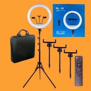 رینگ لایت عکاسی مدل RL-21 به همراه سه پایه
