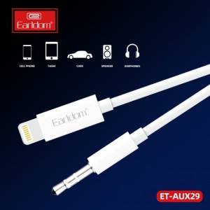 کابل تبدیل AUX جک 3/5 میلی متر به لایتنینگ