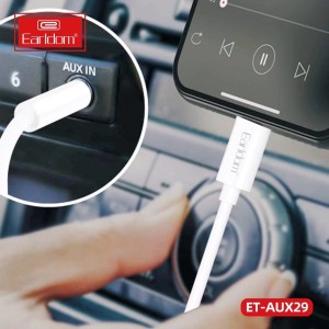 کابل تبدیل AUX جک 3/5 میلی متر به لایتنینگ