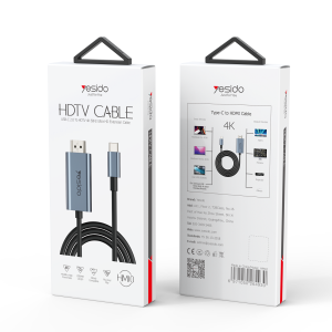 کابل تبدیل USB-C به HDMI یسیدو مدل HM10 طول 2 متر