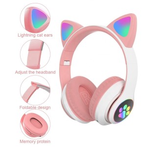 هدفون بلوتوثی گربه ای مدل MZ-023