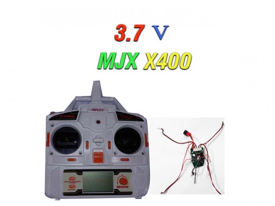 دسته کنترل و مدار کواد کوپتر مدل mjx x400v