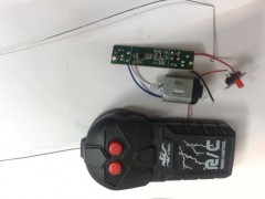دسته کنترل و مدار ماشین کنترلی یک کاناله