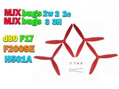 خرید چهار عدد ملخ کوادکوپتر mjx bugs 2 , باگز 3 ( موتور براشلس )
