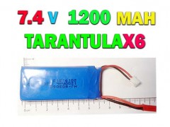 باتری لیتیوم پلیمری 7.4 ولت 1200 میلی آمپری برای کوادکوپتر و هلیکوپتر کنترلی